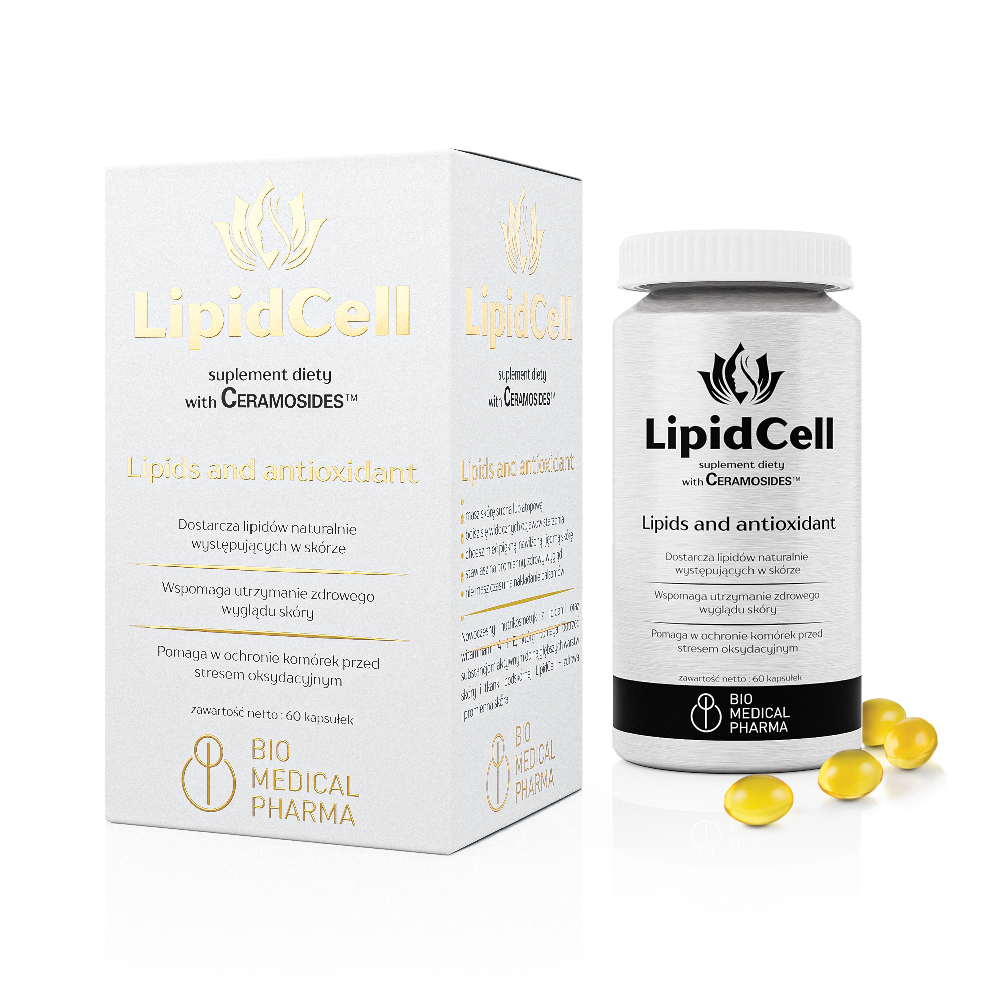 Suplement LipidCell wsparcie zdrowia skóry