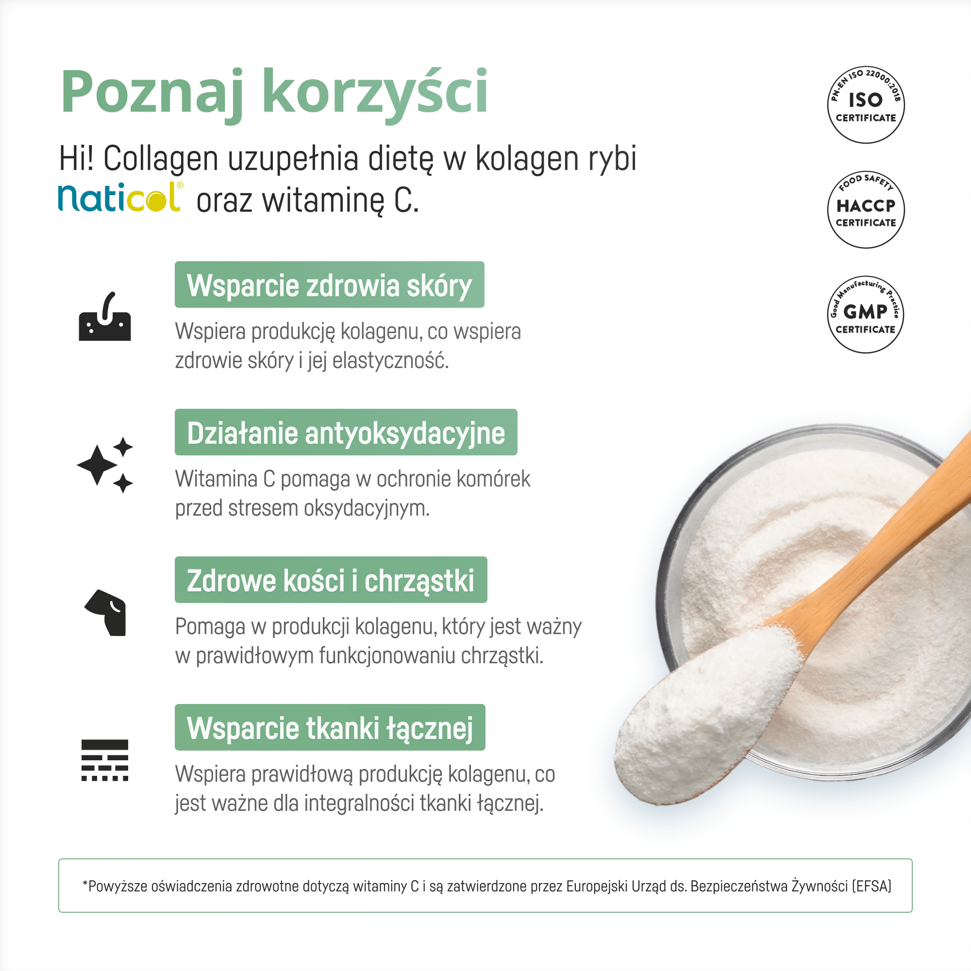 Korzyści kolagenu morskiego Naticol