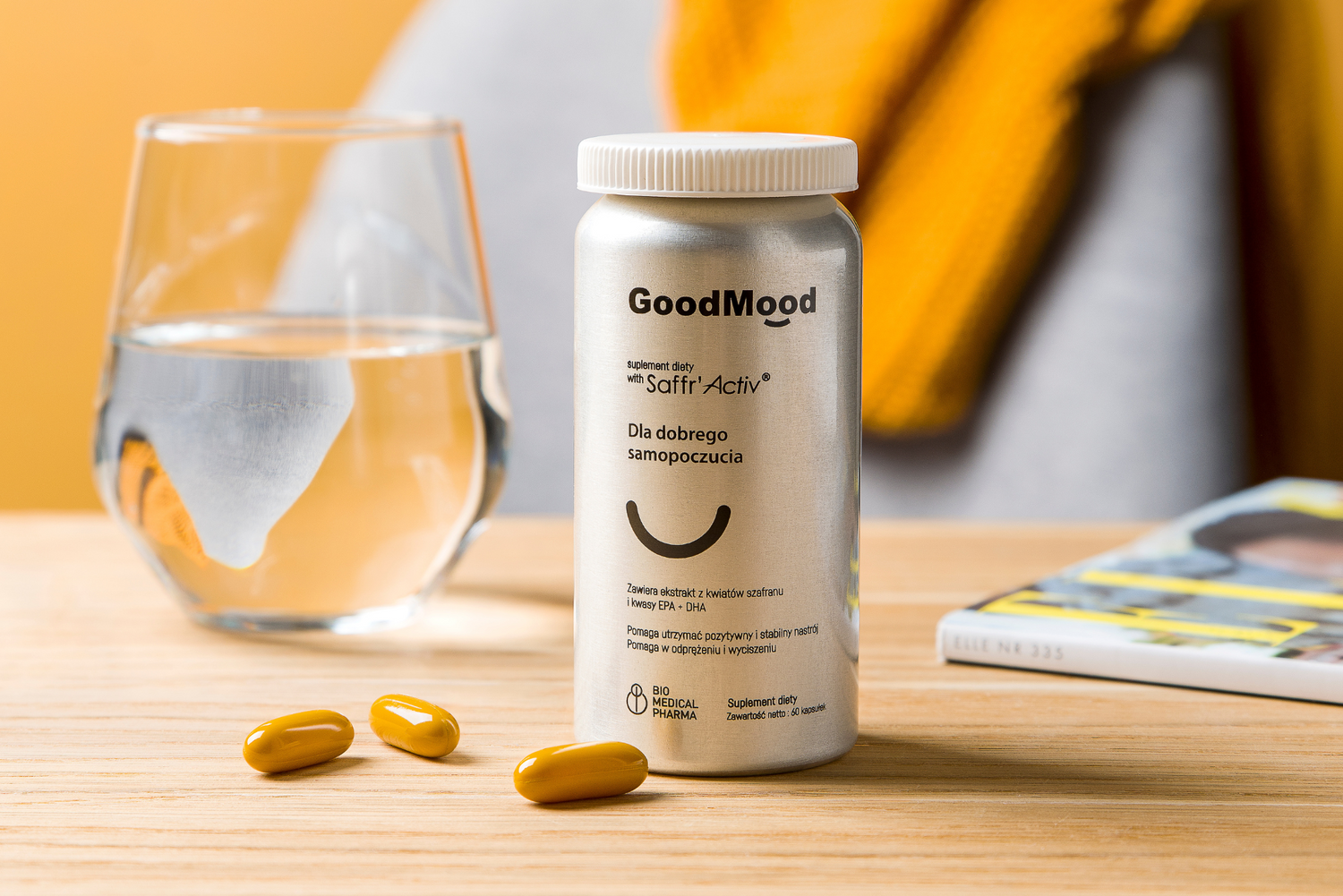 Jak pokonać stres i wzmocnić układ nerwowy. Kwasy Omega 3, Szafran – GoodMood