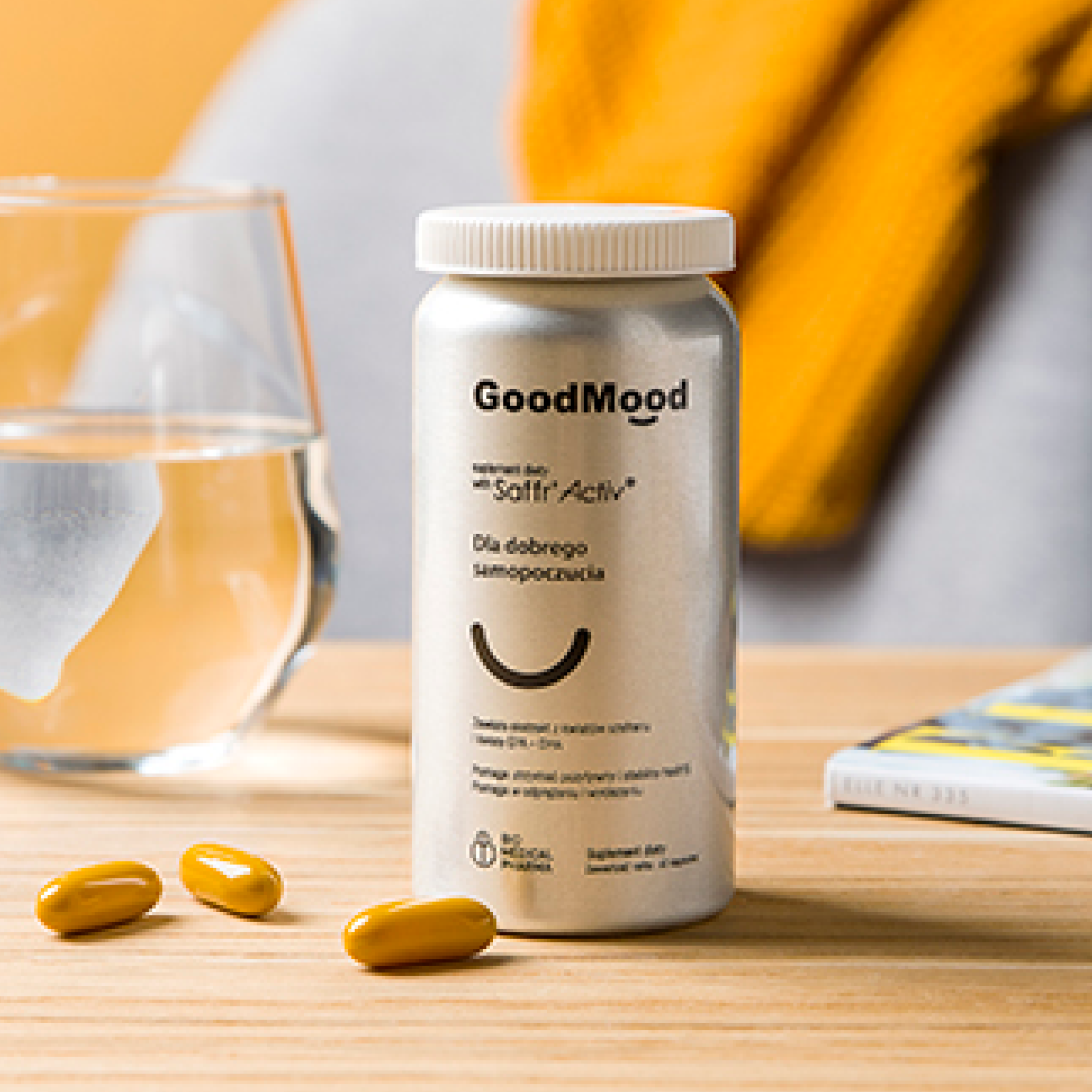 Kwasy Omega 3 (EPA i DHA), Szafran – Good Mood