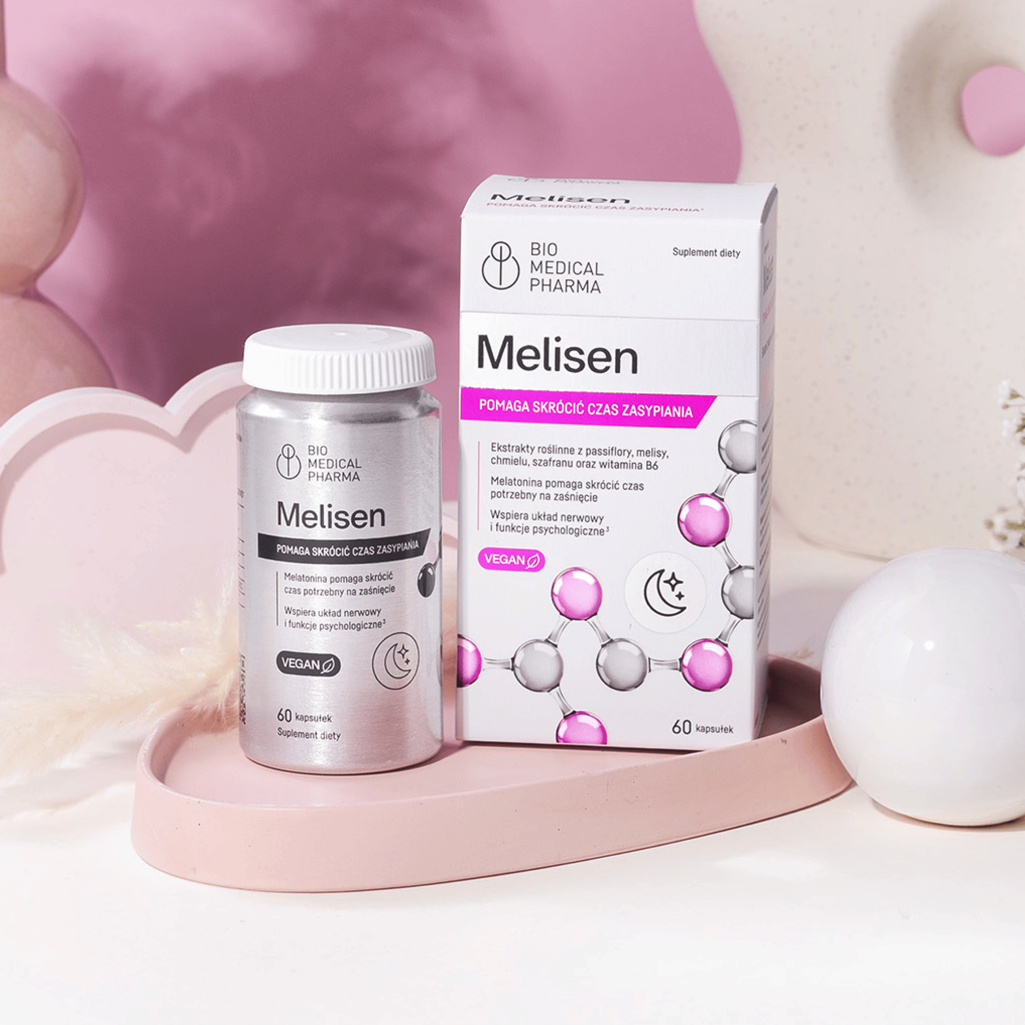 Wsparcie w zasypianiu, mniej zmęczenia, wyciszenie - Melisen