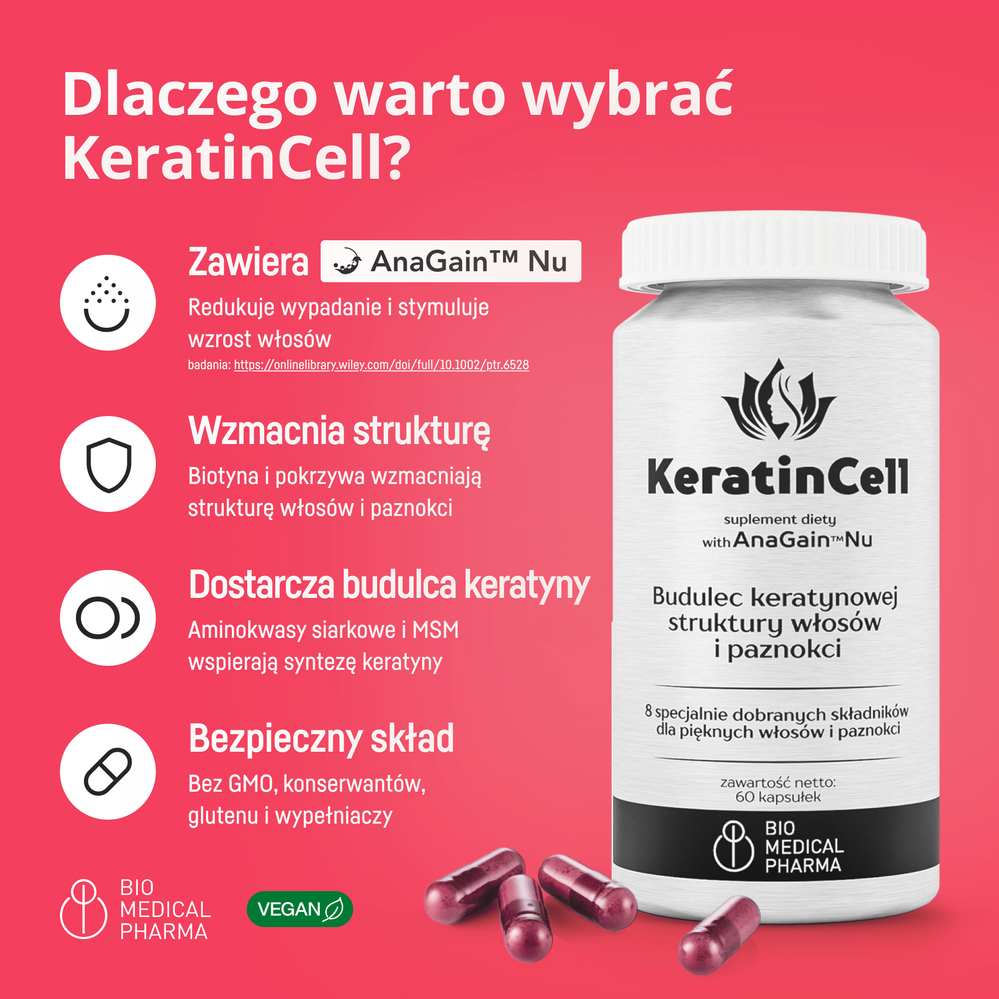 Dlaczego wybrać suplement KeratinCell